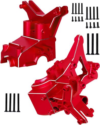 Aluminum Front Rear Upper Gearbox Covers and Shock Tower Upgrades Part for 1/10 Big Rock Senton Granite 3S/ 1/8 Typhon 3S,AR320399,Navy Blue in Saudi Arabia