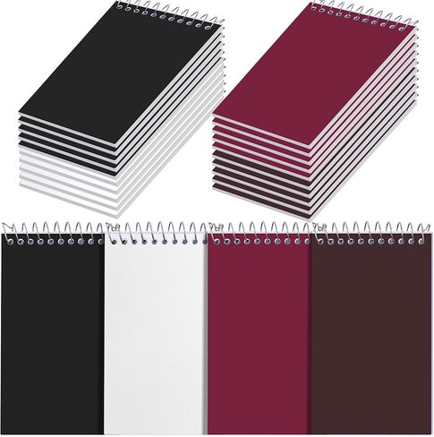 LEINUOSE 100 PCS PLACS Spiral Memo Pads 3 × 5 بوصة 75 SHOETS COLLEGE حكمت أجهزة الكمبيوتر المحمولة الصغيرة الصغيرة الصغيرة المفترات العليا من وسادات الملاحظات المبطنة لأعمال سفر مكتب المدرسة المنزلية (لون مشرق) in Saudi Arabia