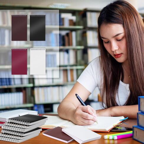 LEINUOSE 100 PCS PLACS Spiral Memo Pads 3 × 5 بوصة 75 SHOETS COLLEGE حكمت أجهزة الكمبيوتر المحمولة الصغيرة الصغيرة الصغيرة المفترات العليا من وسادات الملاحظات المبطنة لأعمال سفر مكتب المدرسة المنزلية (لون مشرق) in Saudi Arabia