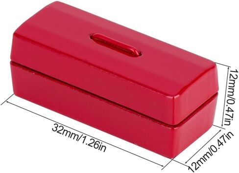 1:10 Scale RC Crawler Accessories Simulation Decoration Tools Mini Decorative Wrench Hammer Screwdriver Toolbox for 1/10 RC Crawler Car SCX10 D90 D110 TF2 TRX4 (Red) in Saudi Arabia