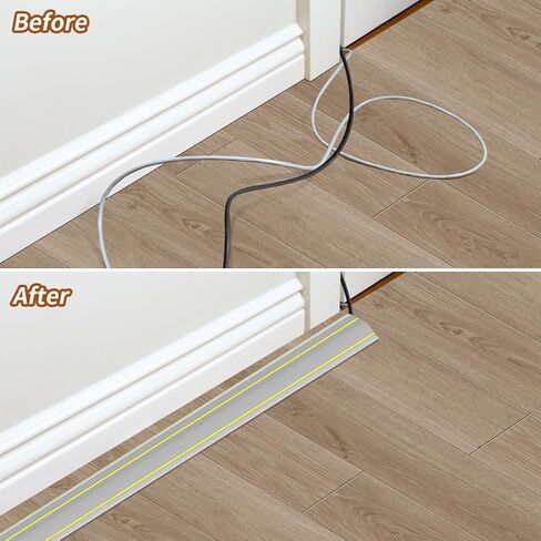 غطاء حماية للكابلات الأرضية بطول 2 متر، لون اسود in Kuwait