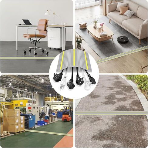 غطاء حماية للكابلات الأرضية بطول 2 متر، لون اسود in Kuwait