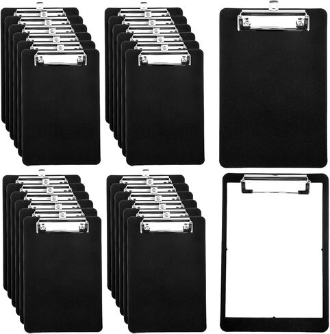 24 حزمة الحزمة Mini Clipboards ، Black A5 Memo Memo Clipboard 5.9x8.8 بوصة من مقدمي العروض in Kuwait