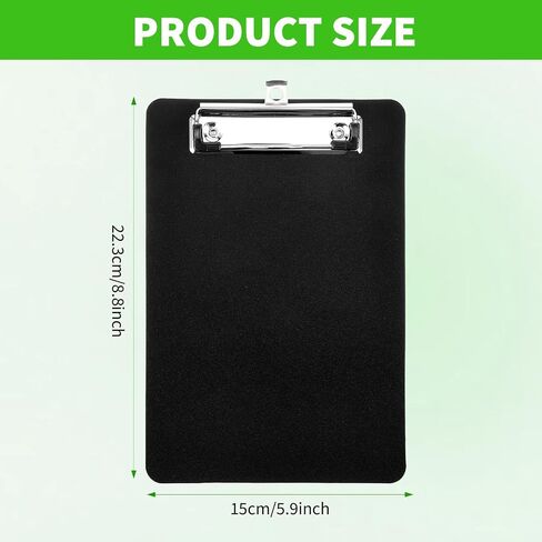 24 حزمة الحزمة Mini Clipboards ، Black A5 Memo Memo Clipboard 5.9x8.8 بوصة من مقدمي العروض in Kuwait