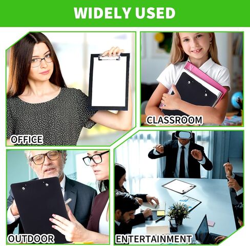 24 حزمة الحزمة Mini Clipboards ، Black A5 Memo Memo Clipboard 5.9x8.8 بوصة من مقدمي العروض in Kuwait