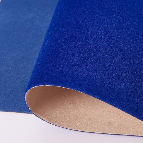 BENECREAT 19 Colors 8.3x11.8 Velvet Fabric Sticky Back Adhesive Back Sheets A4 Self-Adhesive Velvet Fabric Sheet for Halloween Christmas Decor Art and Craft Making in Saudi Arabia