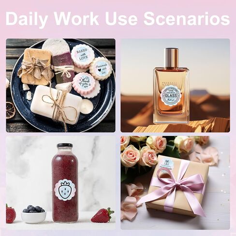 2" White Thermal Circle Sticker Labels, Self-Adhesive Round Direct Thermal Labels, Multi-Purpose Printer for DIY Barcode, Address, Name Tags 750/1 Roll White, Not for M100 in Kuwait