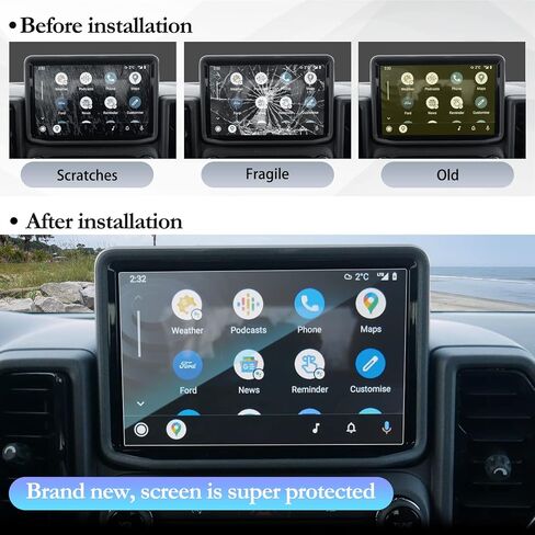 Update SKTU for 2022 2023 2024 Chevrolet Silverado Screen Protector for 2022 2023 2024 Chevy Silverado 13.4" Screen 2022 2023 2024 Chevy Silverado Pickup Truck LT, RST, LT Trail Boss, LTZ, ZR2, High Country Screen Protector for 2022 2023 2024 Chevrolet Si in Saudi Arabia