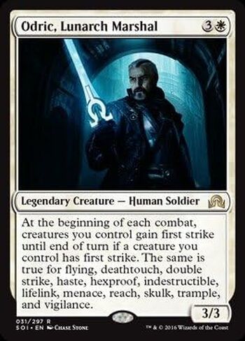 Magic the Gathering - Odric ، Lunarch Marshal - Shadows Over Innistrad in Saudi Arabia
