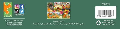 Ceaco - Autumnal Collage - 500 Larger Sized Piece Jigsaw Puzzle in Saudi Arabia