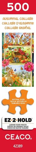 Ceaco - Autumnal Collage - 500 Larger Sized Piece Jigsaw Puzzle in Saudi Arabia
