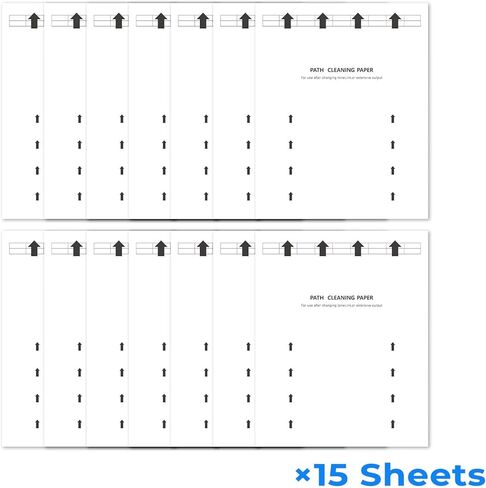 15-Pack Cleaning Sheets(11 * 8.5in) for for Laser and Inkjet Printers,Universal Roller Cleaning Sheets for Copiers and Fax Machines, Printer Paper for cleaning Dust and Debris in Saudi Arabia