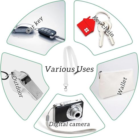 50Pack بيضاء تسامي الحبل الحبل الفارغ بائسة الحبل السامي مع النقل القابل للانفصال عن الرقبة حبل الحلق in Kuwait