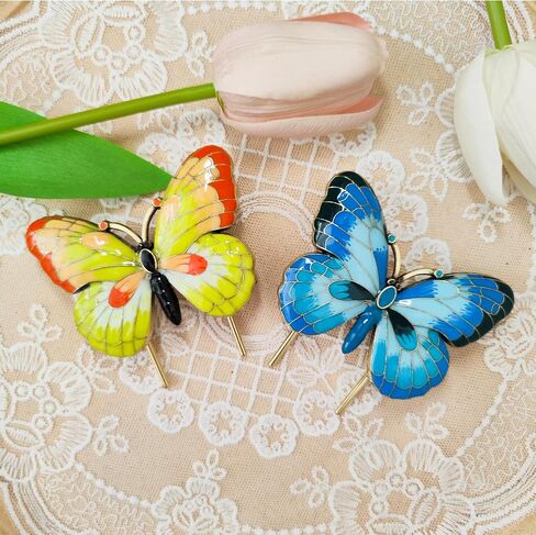 مقطع كتاب عتيقة مرجعية معدلة الصفحة حامل رصاصة Junk Journal Clip Keep Your Journal Open Notebook Accessories Homps لعشاق الكتب ، والمحلات ، والكتاب ، والقراء Blue Butterfly in Kuwait