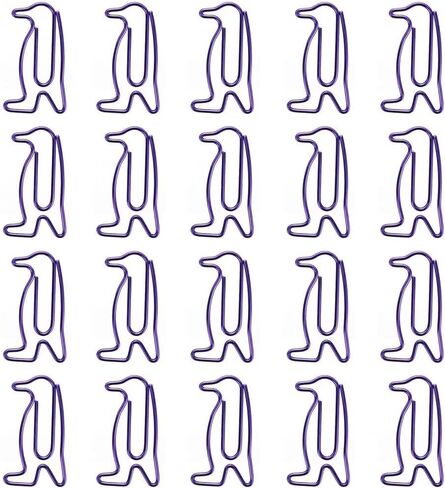 120PCS Cute Animal Shaped Paperclips Assorted Colors Paper Clips Decorative Bookmark Metal Paper Clamps for for Home Office Supplies in Kuwait