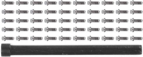 50Pcs RC Car Wheel Rims Hub Screws Kit, Stainless Steel M2 Screws for 1/10 RC Crawler Car 1.9 Beadlock Rings in Saudi Arabia
