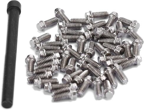 50Pcs RC Car Wheel Rims Hub Screws Kit, Stainless Steel M2 Screws for 1/10 RC Crawler Car 1.9 Beadlock Rings in Saudi Arabia