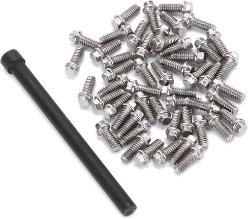 50Pcs RC Car Wheel Rims Hub Screws Kit, Stainless Steel M2 Screws for 1/10 RC Crawler Car 1.9 Beadlock Rings in Saudi Arabia