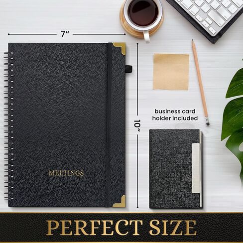 3 أجهزة كمبيوتر كمبيوتر محمول للعمل ، ويأتي هذا مع قلم وحامل بطاقة عمل ، وجلد بو ، دفتر ملاحظات للاجتماعات ، الزاوية المعدنية السوداء والذهبية 7 "× 10 بوصة ، مخطط أعمال ، اجتماعات in Kuwait