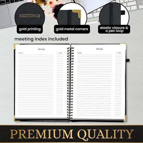 3 أجهزة كمبيوتر كمبيوتر محمول للعمل ، ويأتي هذا مع قلم وحامل بطاقة عمل ، وجلد بو ، دفتر ملاحظات للاجتماعات ، الزاوية المعدنية السوداء والذهبية 7 "× 10 بوصة ، مخطط أعمال ، اجتماعات in Kuwait