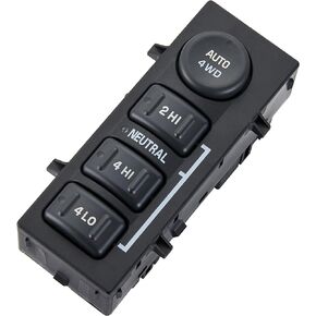 4x4 4WD Wheel Drive Button Fits for 1999-2002 Chevy Avalanche Silverado Suburban Tahoe.Fits for 1999-2002 GMC Sierra Yukon.Replacement for 19168767 15709327 901-062