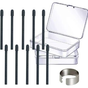(10 Pack) Replacement Tips for LB-151 Remarkable 2, Easy Installation, Only Compatible with Libreath LB-151 EMR Stylus Pen Replacement Nibs(Black)