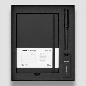 Lamy Safari All Black ncode Bundle by Neo Smartpen for Android, iPhone and Laptop | Digitize Handwriting | Bluetooth Real Time Sync, Handwriting to Text Transcription
