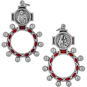 2" Traditional Rosary Ring | 6 Dual Holy Subjects | Prayer Accessories | Catholic Gift for Confirmation | Christian Home Goods in Saudi Arabia