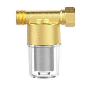 Sediment Water Filter Water Pipe Fittings Pressure Flush Pipe Inlet Outdoor Water wash Hose Reinforcement Material Does not Burst and Leak Precision Equipment Flooding Miniature Filter