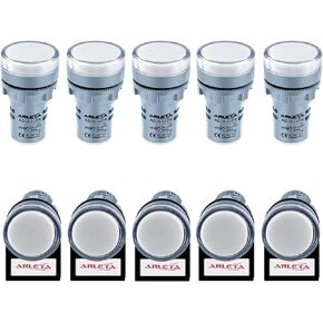 الجهد 12 فولت/24 فولت/110 فولت/120 فولت الحالي 20mA توفير الطاقة مؤشر LED ضوء تصاعد ثقب حجم 22 مللي متر (7/8 بوصة) أخضر 10 قطعة in Kuwait