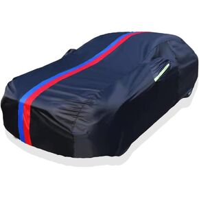 Sedan or SUV Car Cover Sedan, Upgraded Waterproof All Weather Full Car Cover, Universal Outdoor Indoor All Season Windproof Dustproof Scratch UV Protection (Black)
