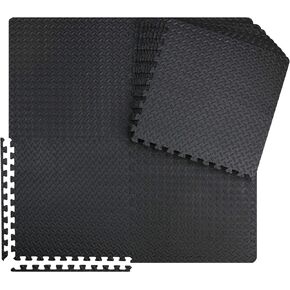 innhom 12/24/48 Tiles Gym Flooring Gym Mats Exercise Mat for Floor Workout Mat Foam Floor Tiles for Home Gym Equipment Garage