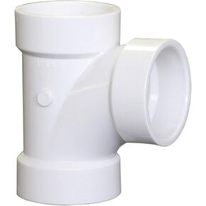 NIBCO 4811R 4X4X3 Hub x Hub Sanitary Tee PVC in Kuwait