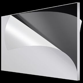 24'' x 36'' Clear Acrylic Sheet Panels Transparent Cast Sheet Plastic Panels Sheet with Protective Paper for Craft(1/4'' Thick, 3 Pcs)