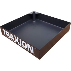 Traxion 3-200 NXT Foldable Topside Automotive Engine Creeper, Black and Traxion 1-500 VersaMat Roll-Up High Density Foam Utility Mat, Black