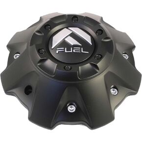Fuel Wheels Flat Black with Screws Center Cap (Qty 1) # 1001-63B 5-6 Lugger