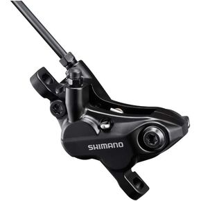 Shimano BR-MT520 4-Piston Disc Brake Caliper with Metal Pads, Front or Rear, Black
