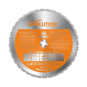 Evolution Power Tools RAGE255Blade Multi-Purpose Cutting Blade for RAGE3, 10-Inch