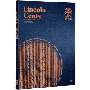 Whitman US Lincoln Cent Coin Folder Volume 2 1941 - 1974 #9030