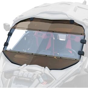 SAUTVS Maverick X3 Front Full Windshield, Hard Coated Scratch Resistant Front Full Windshield for Can Am Maverick X3 Max XRS XDS Turbo RR 2017-2024 Accessories