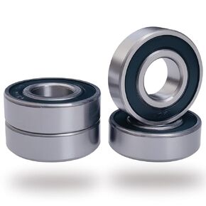 4 PCS 6204-2RS Sealed Bearings 20x47x14mm Ball Bearing - Double Seal Pre-Lubricated, Deep Groove Ball Bearings - Bearing Steel