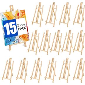 ESRICH 2pcs 17 Inch Tabletop Easels, Easel Stand for Painting,Tripod, Painting Party Easel, Kids Student Desktop Easel for Painting,Paint Easel for Canvas Painting