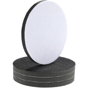 6 Inch Hook and Loop Soft Foams Buffering Pad Sponge Cushion Buffer Backing Pad 150 mm Soft Density Interface Pads Hook and Loop for 6 Inch Sanding Pad(6 Pieces)