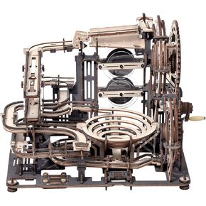 Marble Run to Build, 294-Piece Wooden Marble Maze STEM Toy Building Sets for Teens & Adults Unique Hobbies Kit/Gift