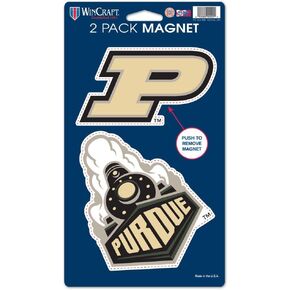 NCAA Purdue University WCR29067014 Magnets (2 Pack), 5" x 9"