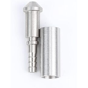 Stainless Steel Straight -3 AN Male Convex Seat Crimp End Fitting