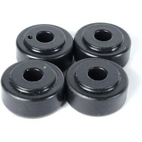 Front Upper Shock Stem Replacement Polyurethane Bushing Kit in Black fits Wrangler TJ