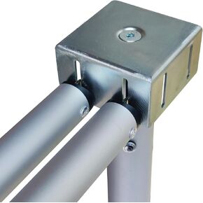 Double Backwall Hanger,Square Hanger for 2 Section Upright or 3 Section Upright and Pipe and Drape Stand Backdrop Stand