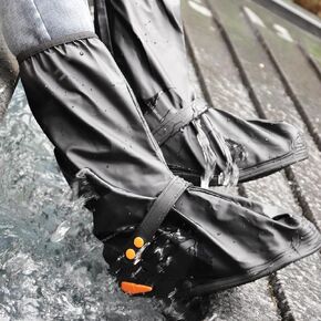 Waterproof Rain Shoe Cover for Women Men, Reusable Foldable Anti-Snow Shoe Covers