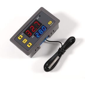 W3230 DC 12V 20A LED Digital Temperature Controller Thermostat Thermometer Temperature Control Switch Sensor Meter（DV12V））